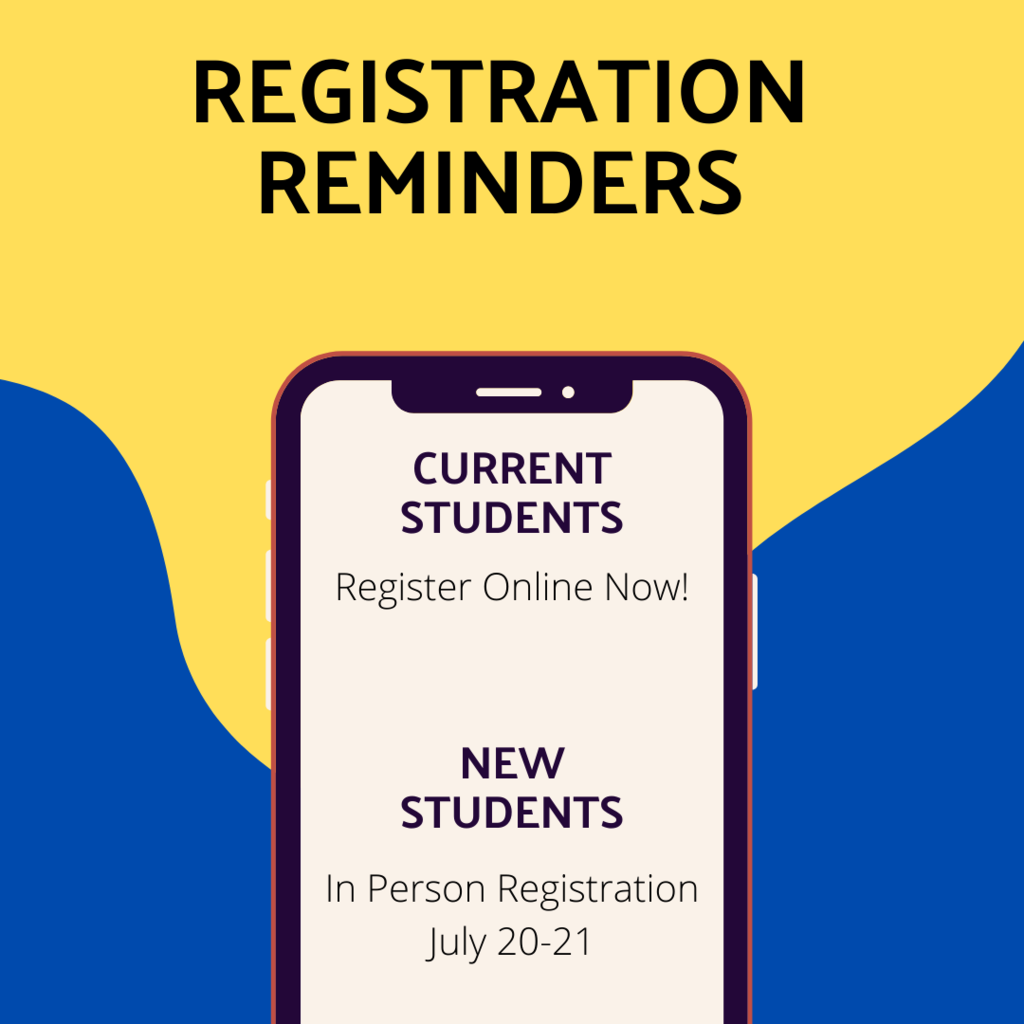 Registration Reminders