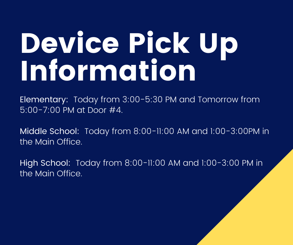 Pick up info